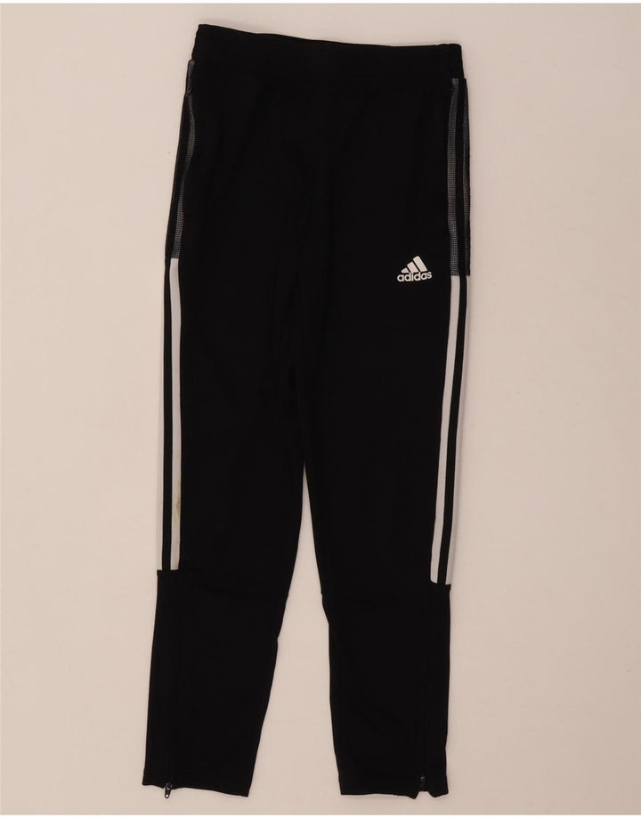Спортивные брюки Adidas для мальчиков 11-12 лет, черный полиэстер