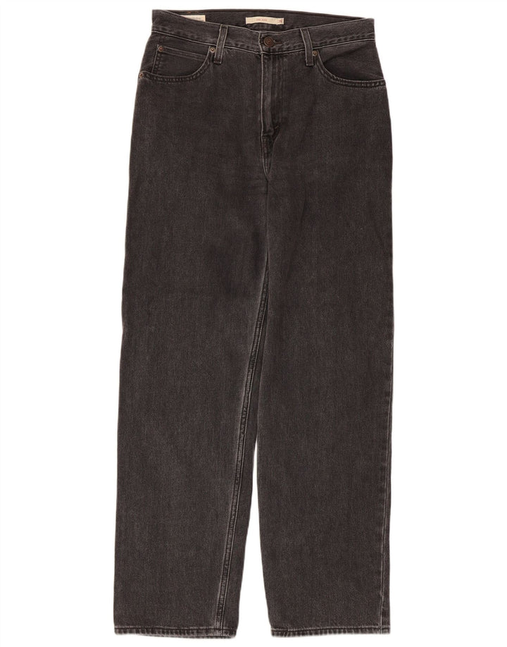 Женские зауженные джинсы Levi's Dad W26 L30, серый хлопок