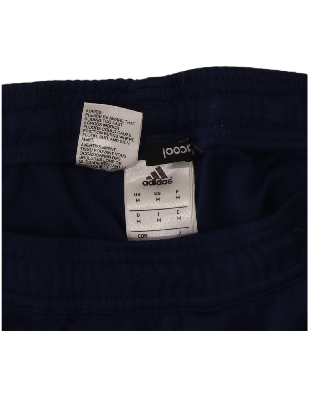 Мужские спортивные брюки Adidas Climacool, средние темно-синие с цветными блоками