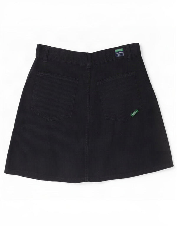 Benetton Женская синяя семейная мини-юбка IT 42 Medium W26 Темно-синий хлопок