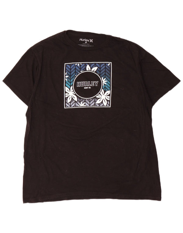 Мужская футболка с рисунком Hurley Top XL, черная