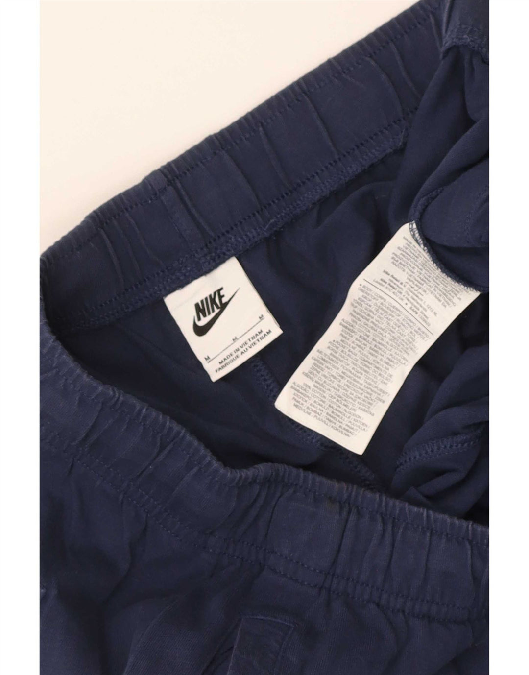 Мужские спортивные шорты Nike среднего размера, темно-синие, хлопок