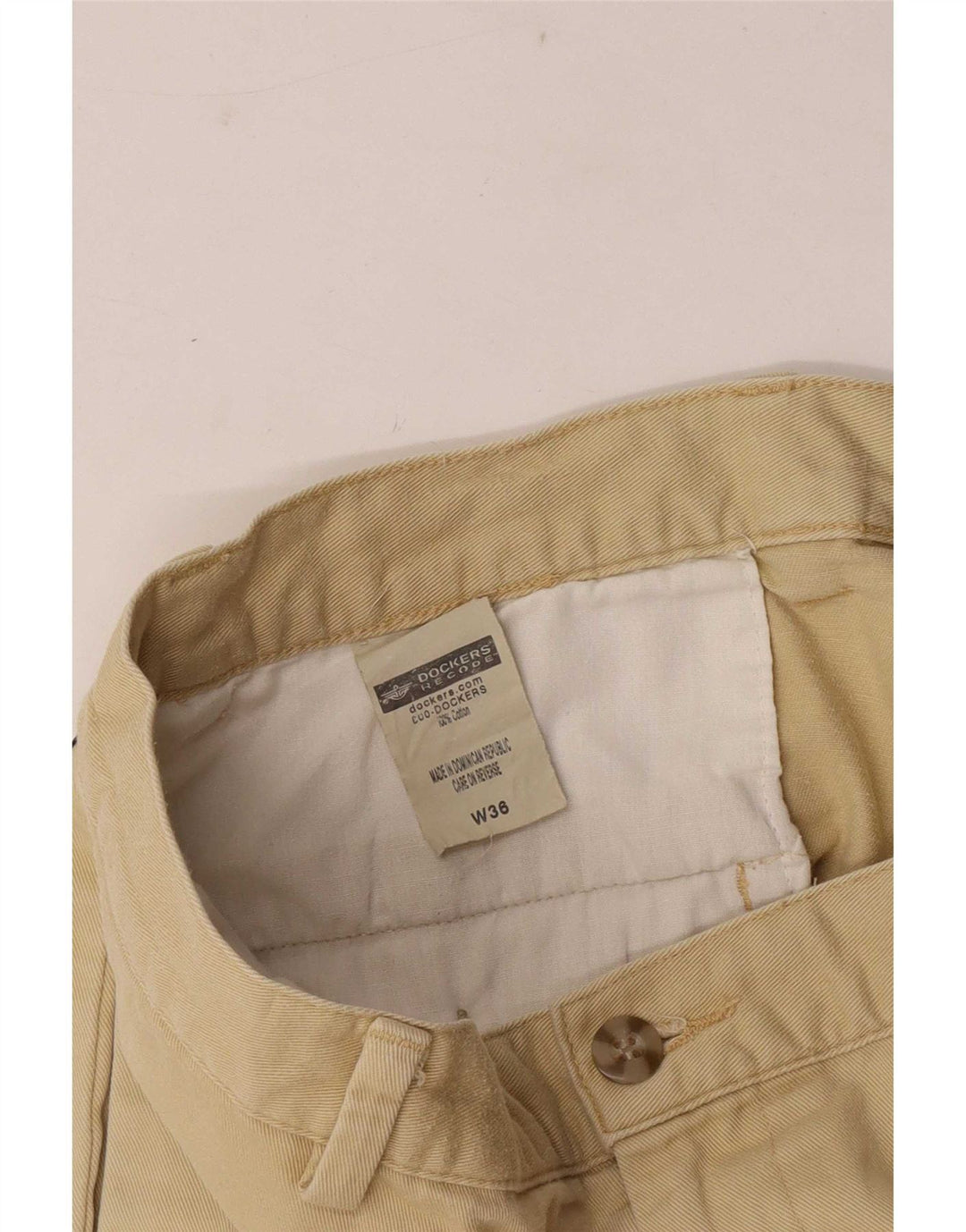 Мужские шорты чинос Dockers большие W36 Бежевые