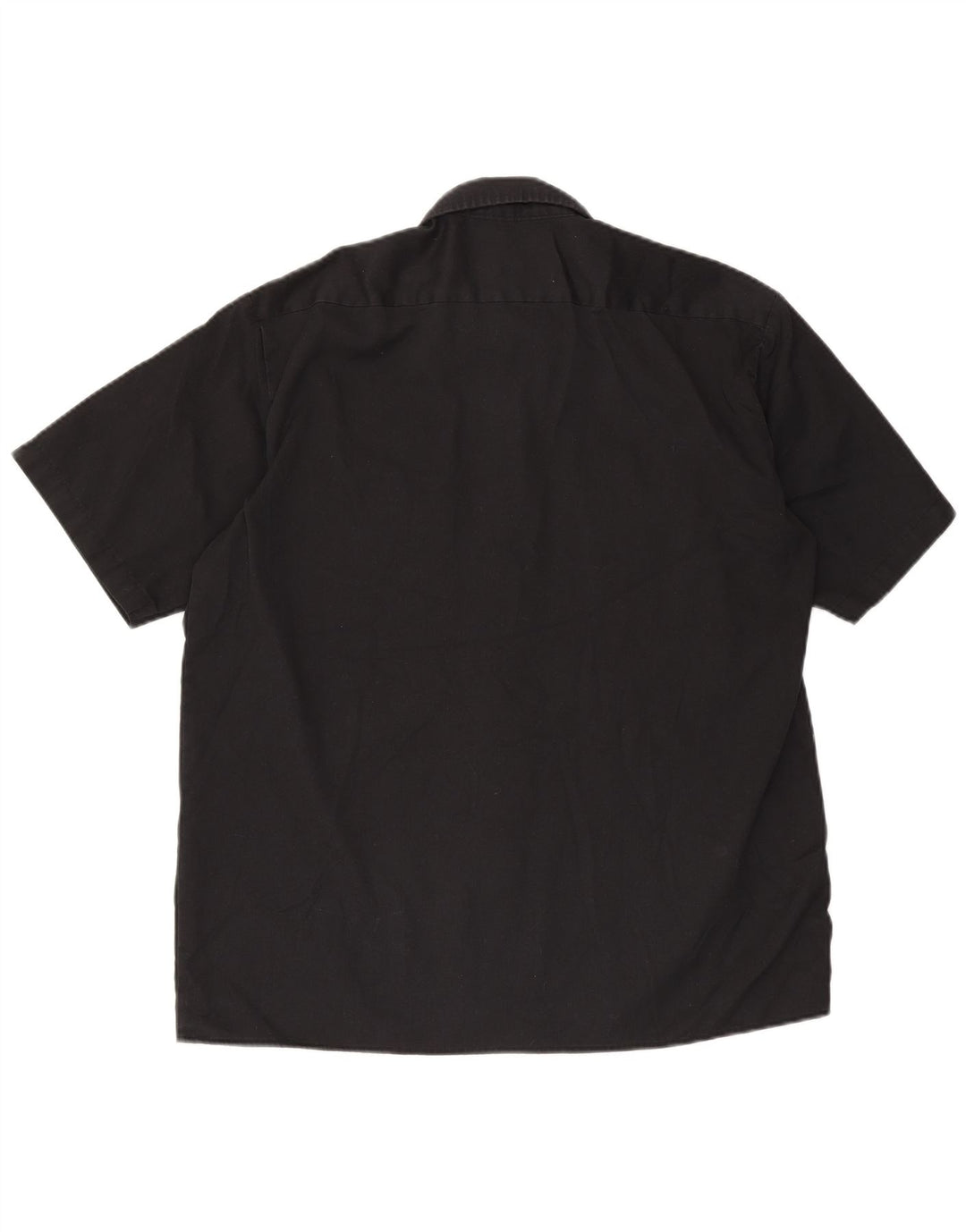 Мужская рубашка Dickies с коротким рукавом и рисунком, большая черная, полиэстер
