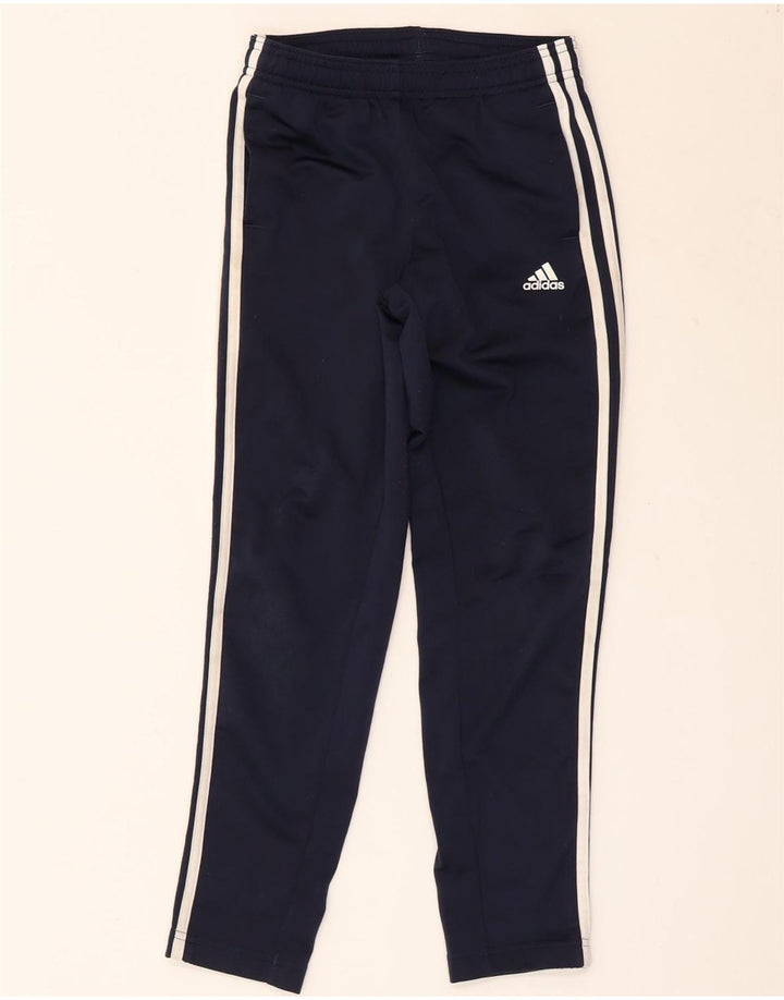 Спортивные брюки ADIDAS для мальчиков 9-10 лет, темно-синий, полиэстер