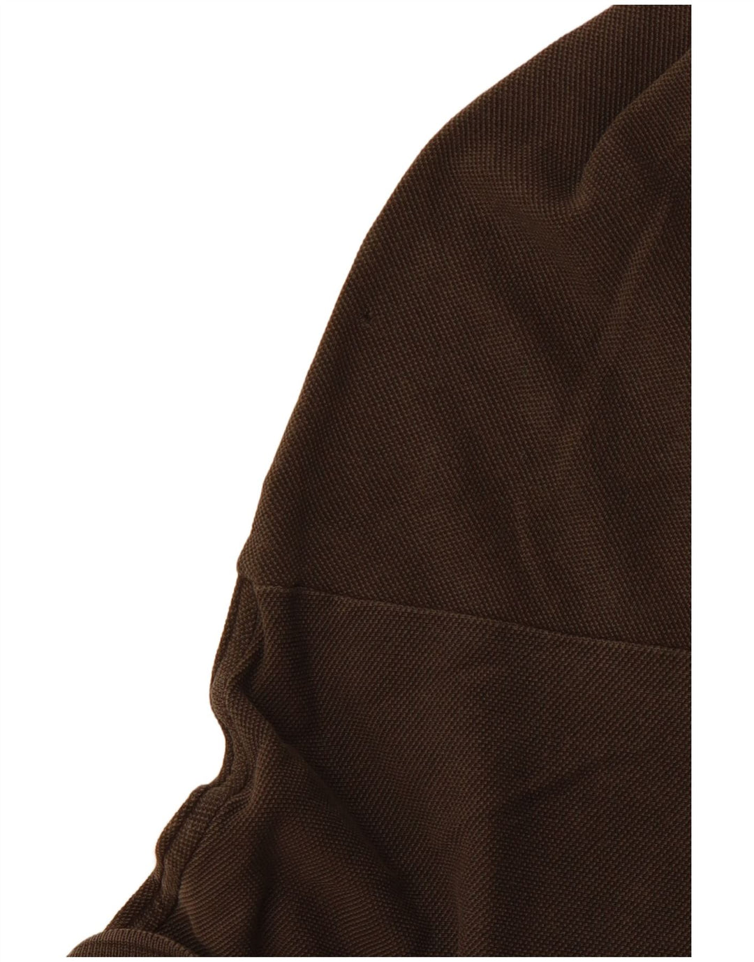 Мужская рубашка-поло с длинным рукавом LACOSTE, размер 5, большая, коричневая, хлопок