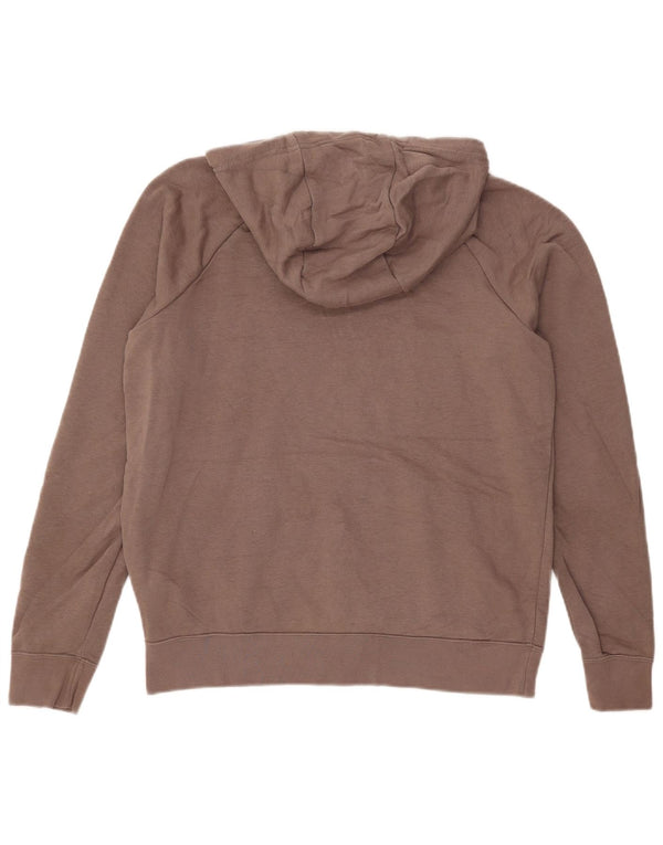 Женский джемпер с капюшоном Nike UK 14, средний коричневый, хлопок