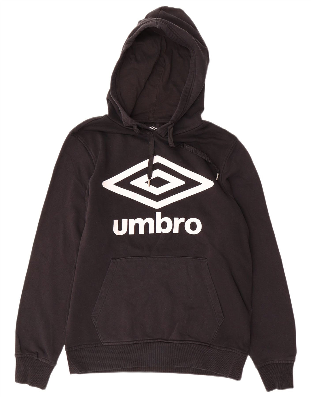 UMBRO Мужской джемпер с капюшоном с рисунком, средний черный, хлопок