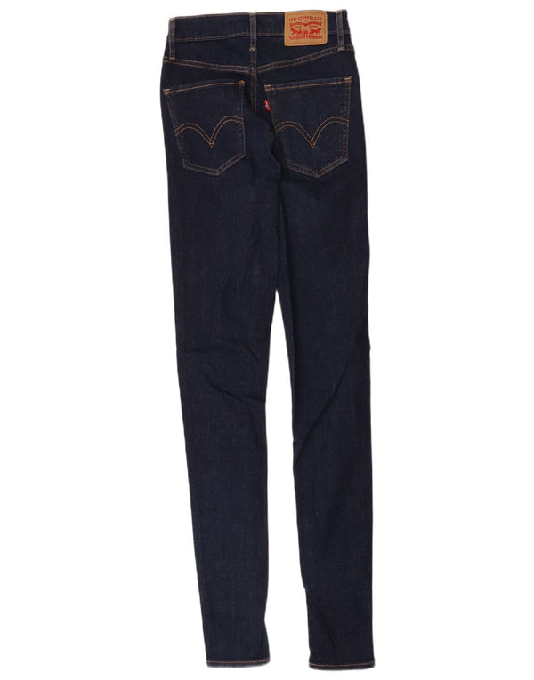 Женские джинсы суперскинни Levi's Mile High W25 L31, темно-синий хлопок
