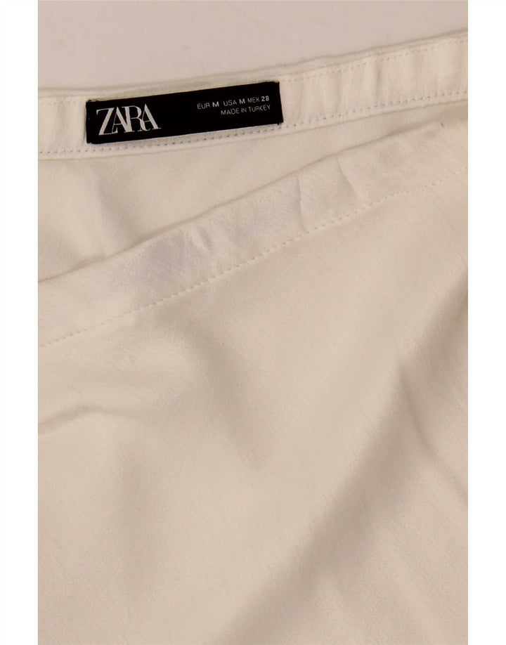 Женская юбка-трапеция Zara Medium W28, белая