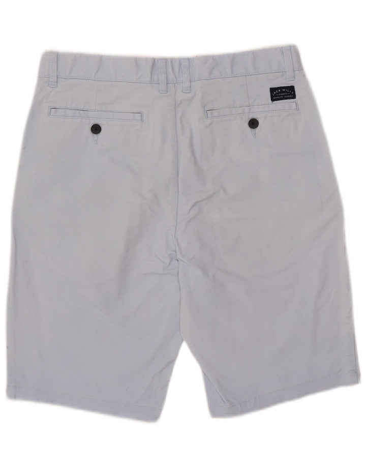 Мужские шорты чинос JACK WILLS W32, средний синий хлопок