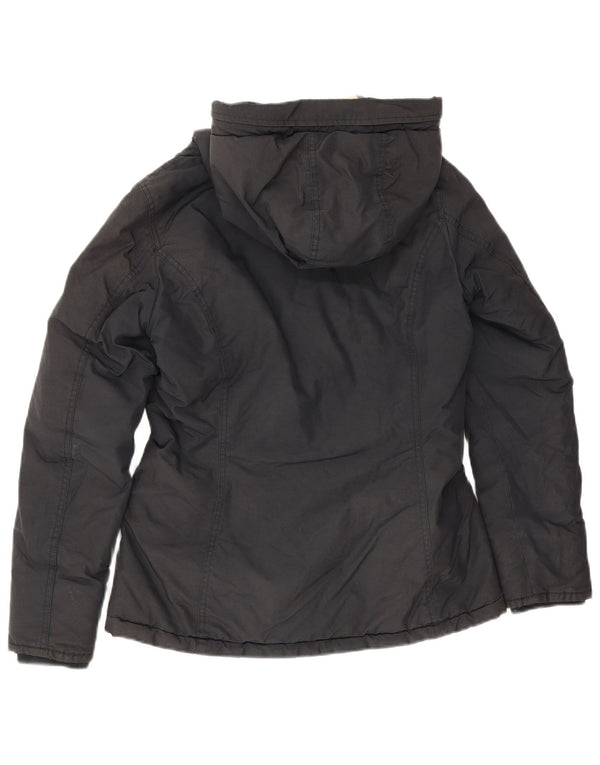 Женская ветровка с капюшоном Woolrich UK 10, маленькая черная
