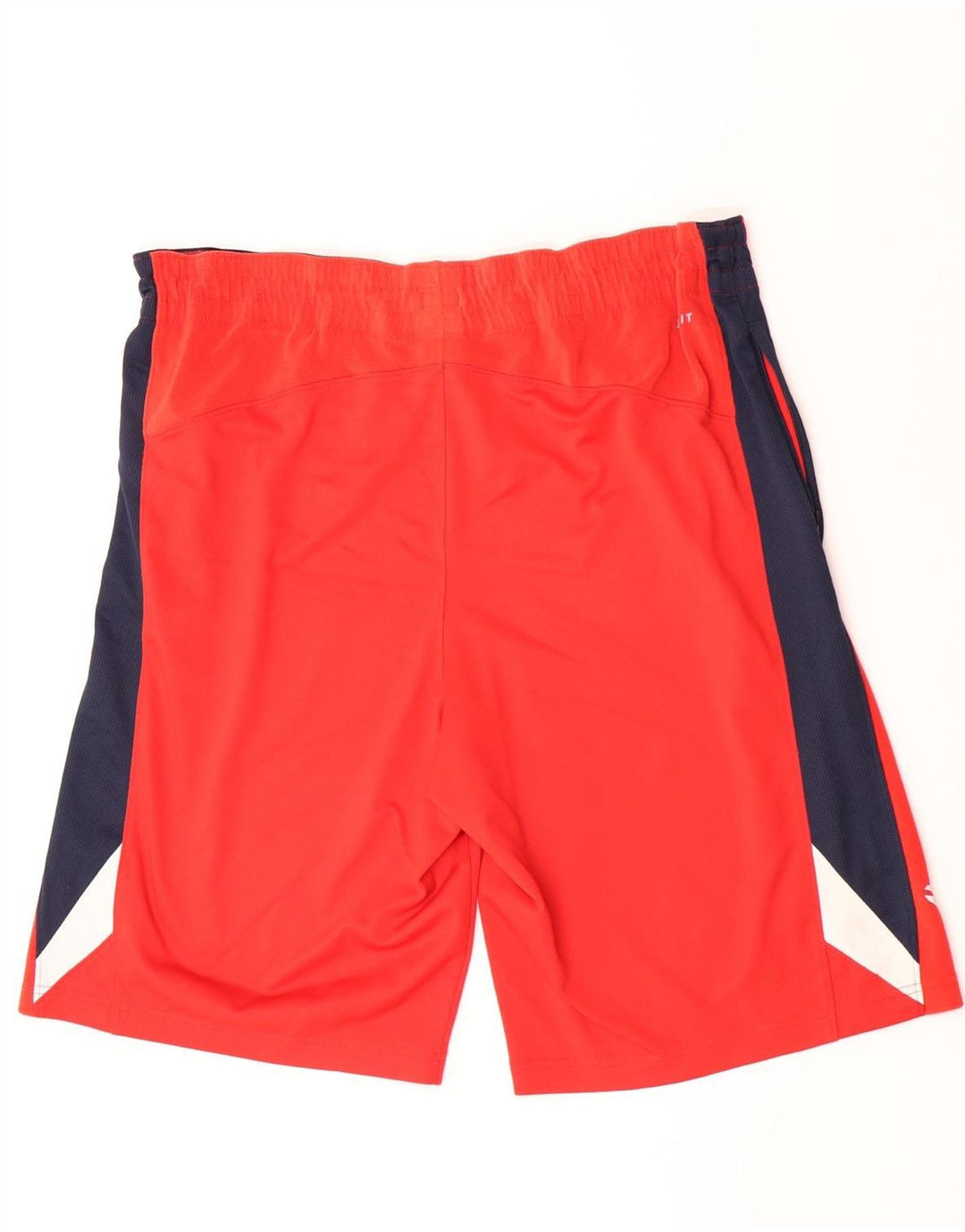 Мужские спортивные шорты Nike Dri Fit, большие красные полиэстер с цветными блоками