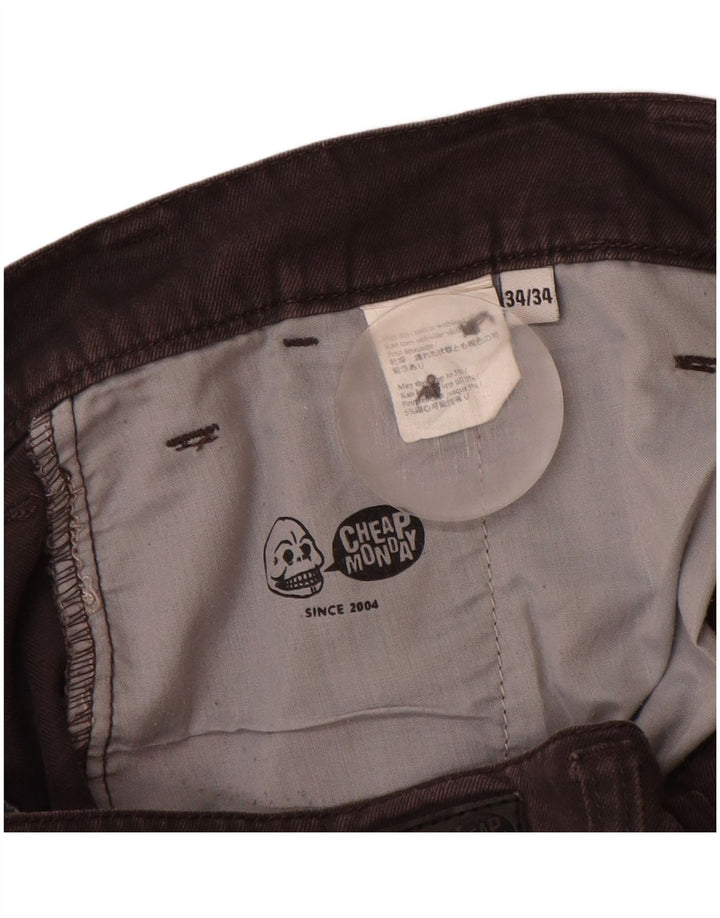 CHEAP MONDAY Мужские прямые брюки чинос W34 L32 черные