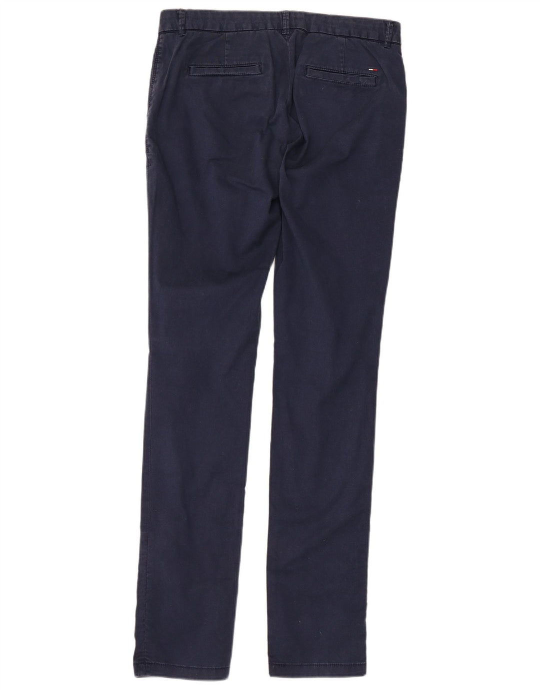 TOMMY HILFIGER Женские узкие брюки W28 L34 Темно-синие хлопковые