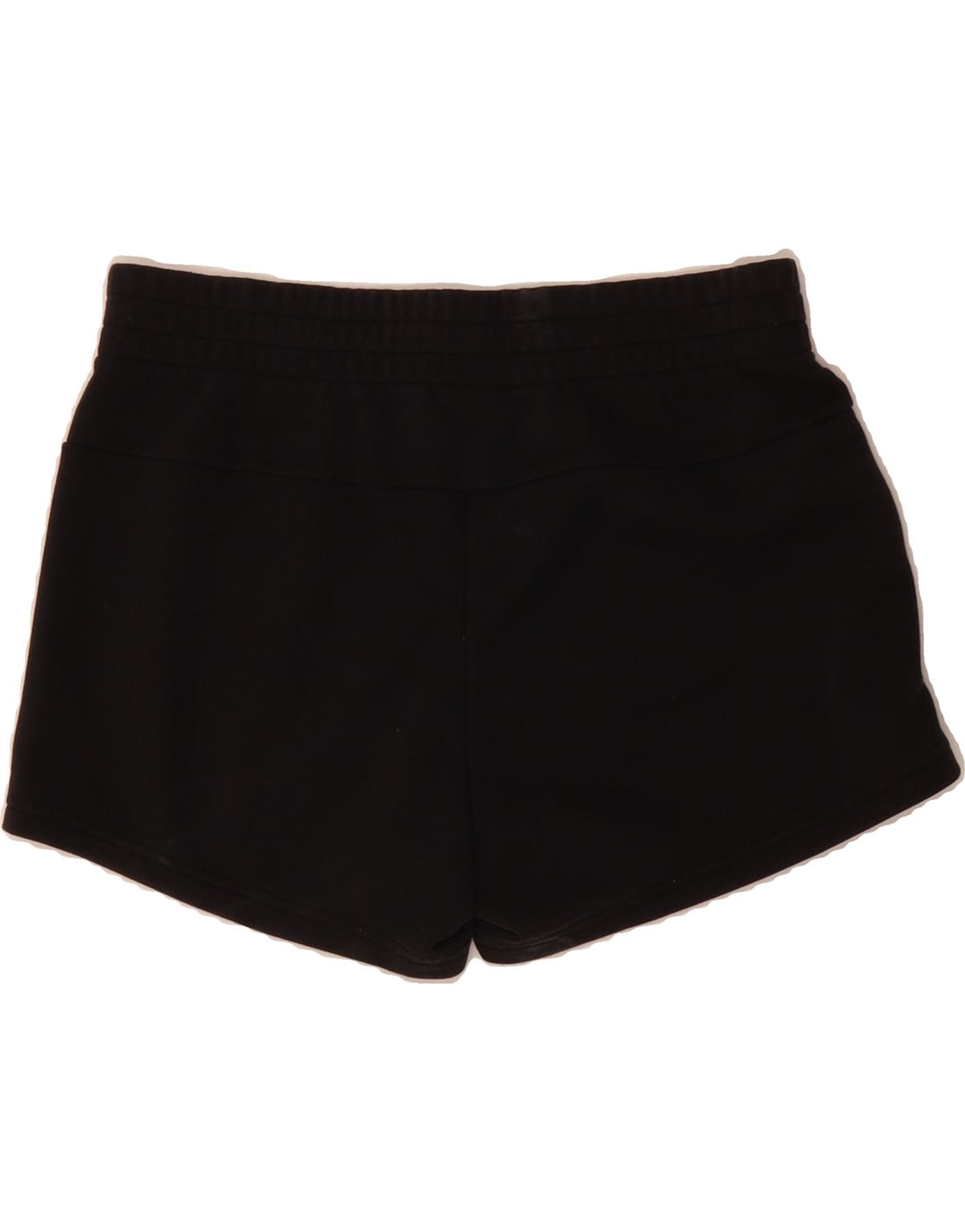 ADIDAS Womens Graphic Sport Shorts UK 12/14 Medium  Black Vintage Adidas and Second-Hand Adidas from Messina Hembry 