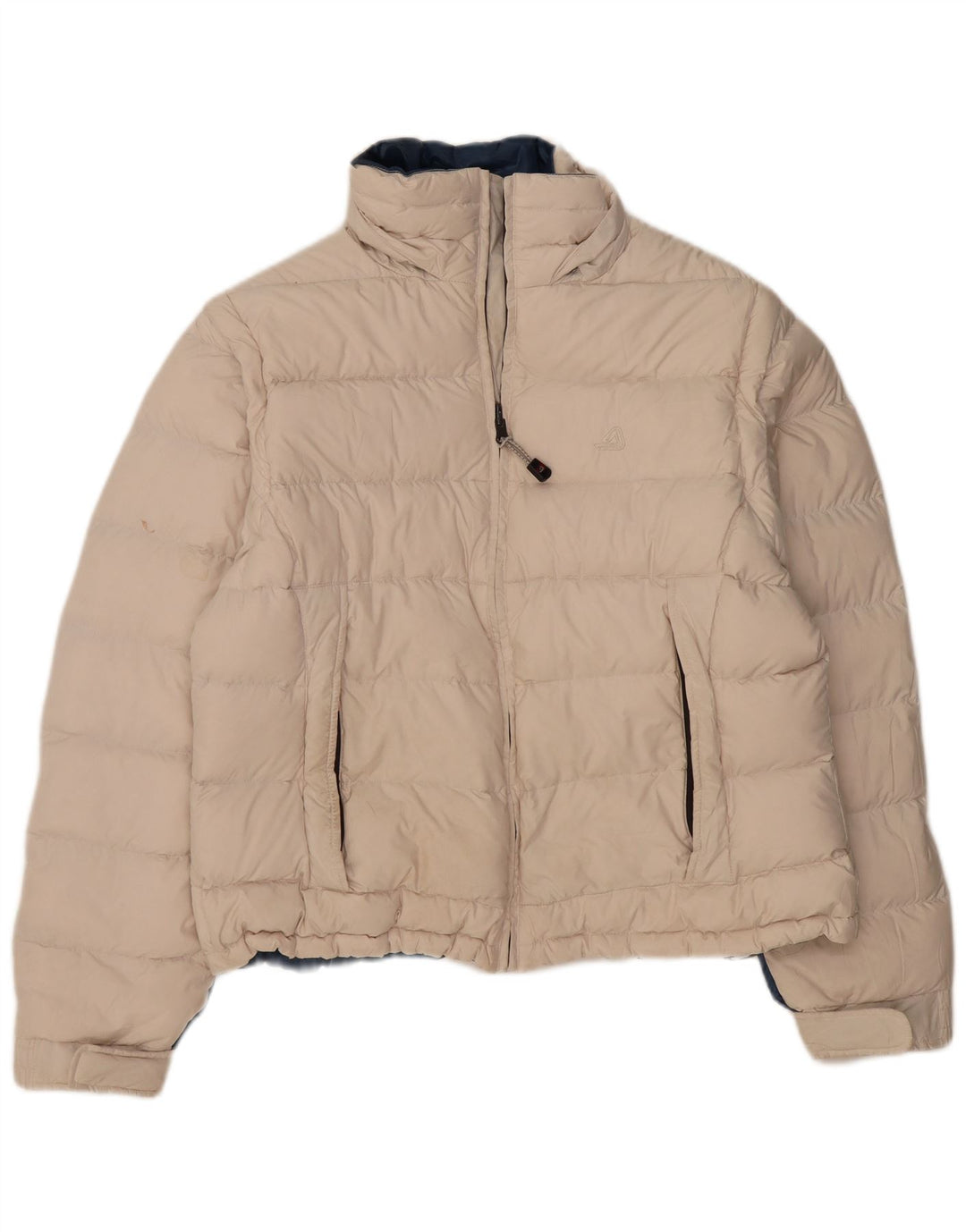 Женская укороченная стеганая куртка с графическим рисунком Dolomite, Великобритания, 18 XL, синяя с цветными блоками