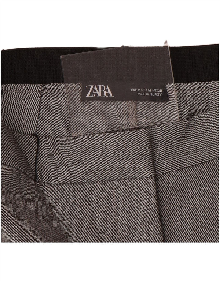 Zara Женские узкие брюки среднего размера W28 L28 Серые