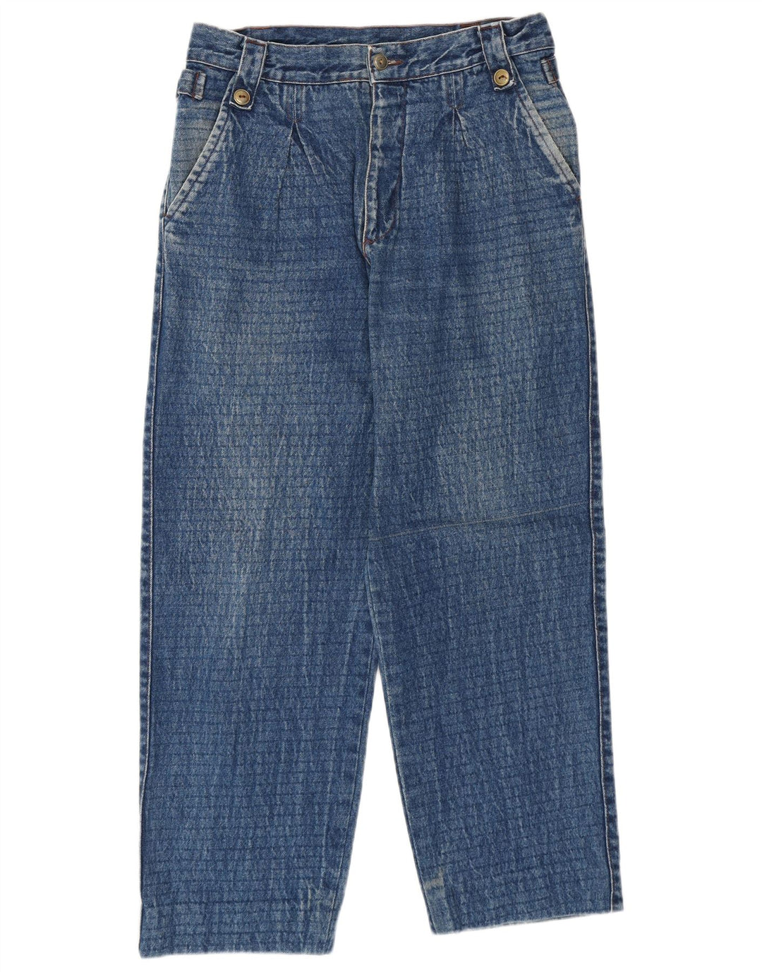 Женские свободные джинсы с высокой посадкой Carrera W32 L27, синий хлопок