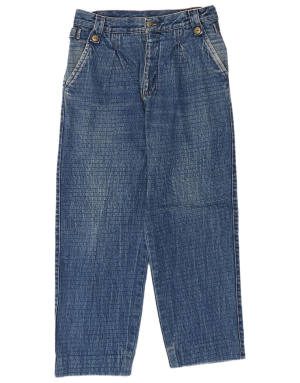 Женские свободные джинсы с высокой посадкой Carrera W32 L27, синий хлопок