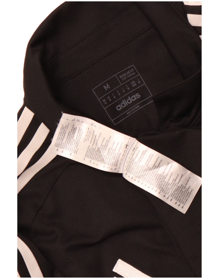 Мужская рубашка-поло стандартного кроя ADIDAS Aeroready, средний черный полиэстер