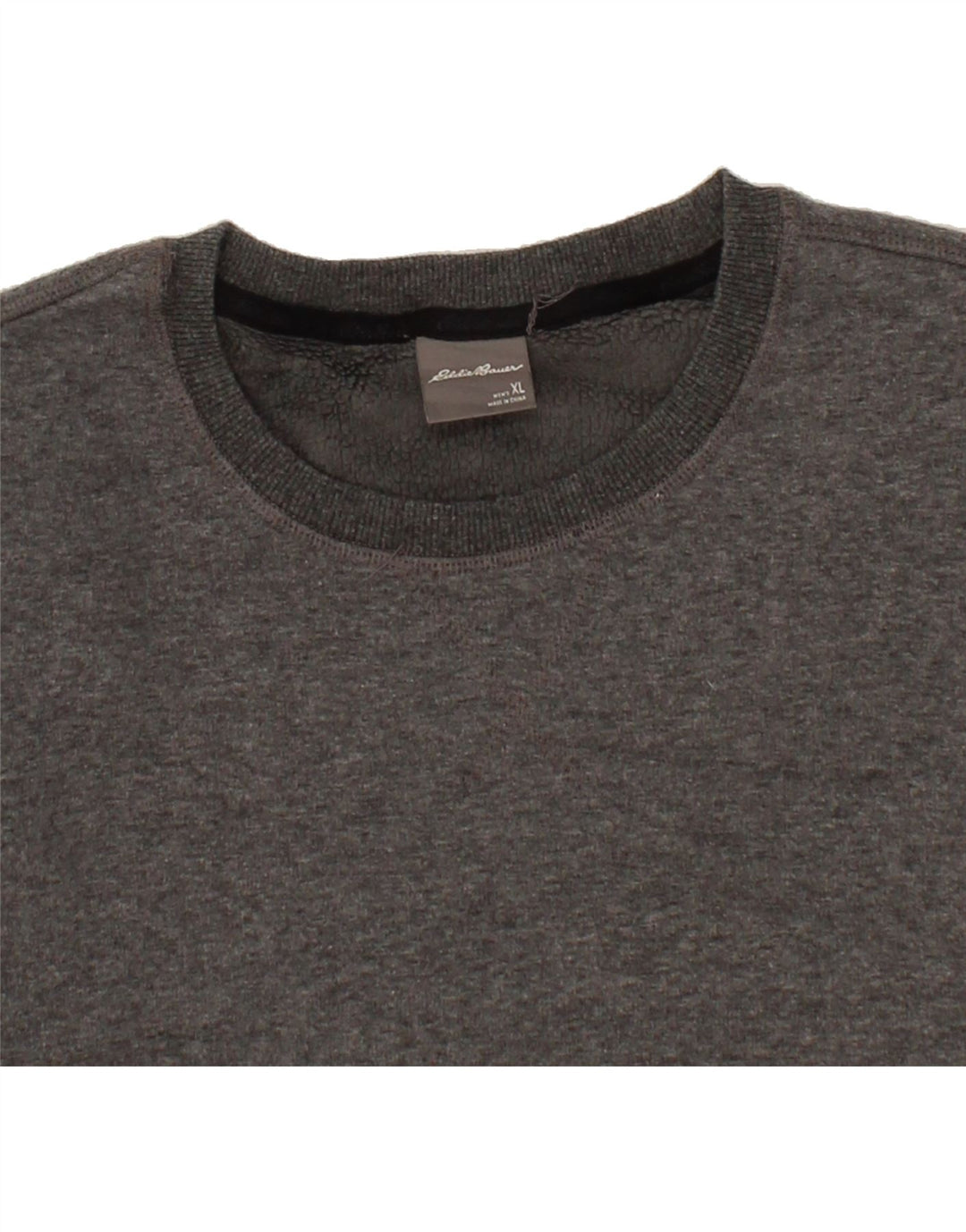 EDDIE BAUER Mens Sweatshirt Jumper XL Grey Cotton Vintage Eddie Bauer and Second-Hand Eddie Bauer from Messina Hembry 