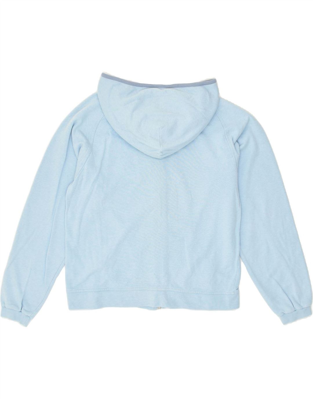 CHAMPION Womens Zip Hoodie Sweater UK 14 Medium Blue Cotton | Vintage Champion | Thrift | Second-Hand Champion | Used Clothing | Messina Hembry 