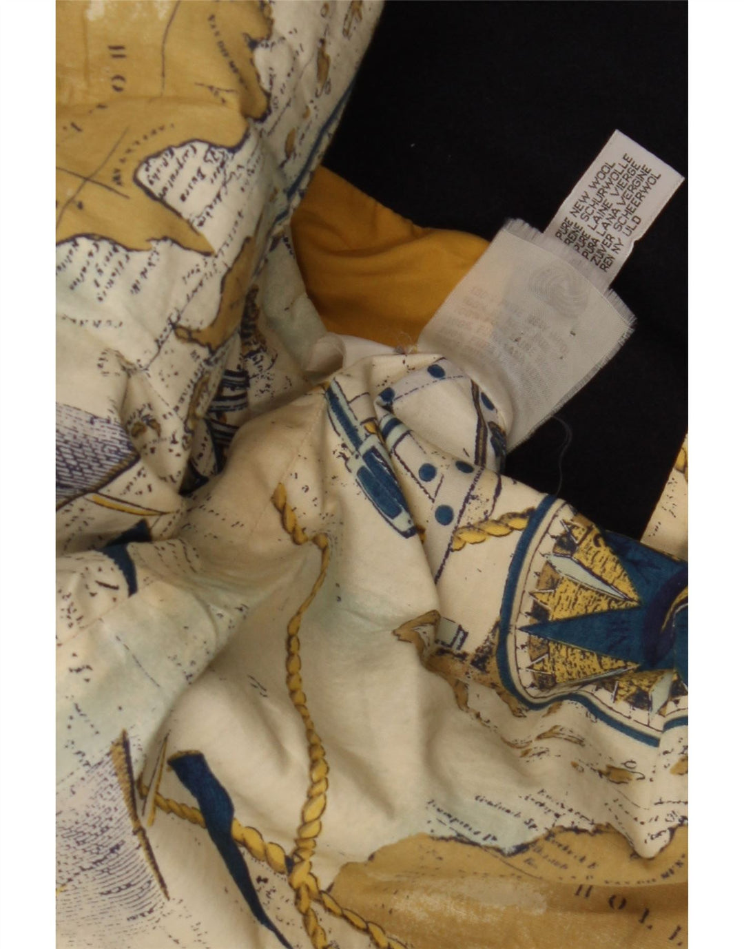 Женское пальто большого размера Aquascutum UK 16, большое темно-синее шерстяное пальто
