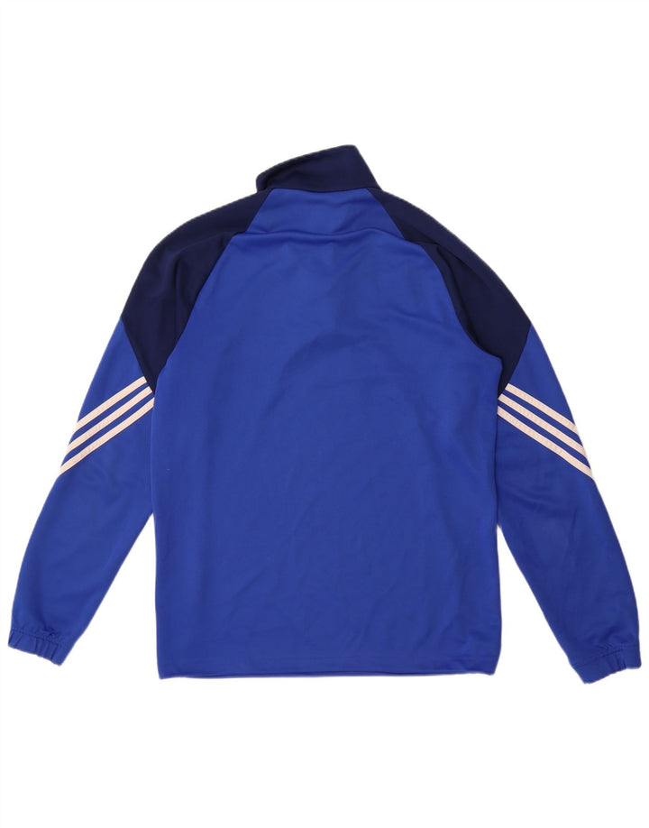 Мужской спортивный костюм Adidas Climalite, пуловер, средний синий, цветной блок