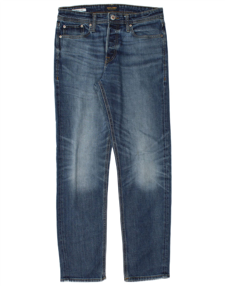 Мужские джинсы Jack & Jones Mike Slim W30 L32, синий хлопок