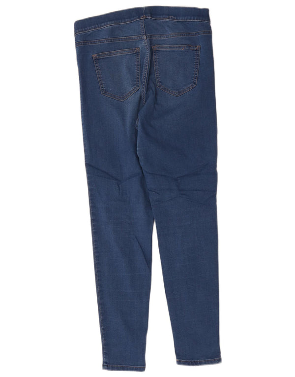 Женские джинсы джеггинсы Marks & Spencer UK 10, маленькие, W28 L27, синие, хлопок