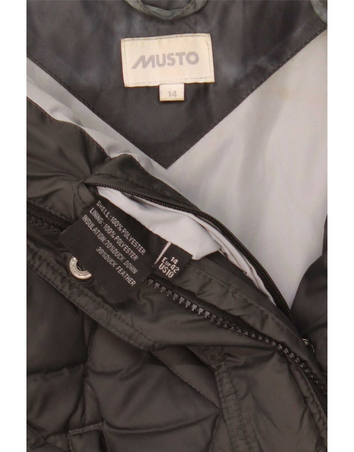 Женский утепленный жилет Musto UK 14, большой черный полиэстер