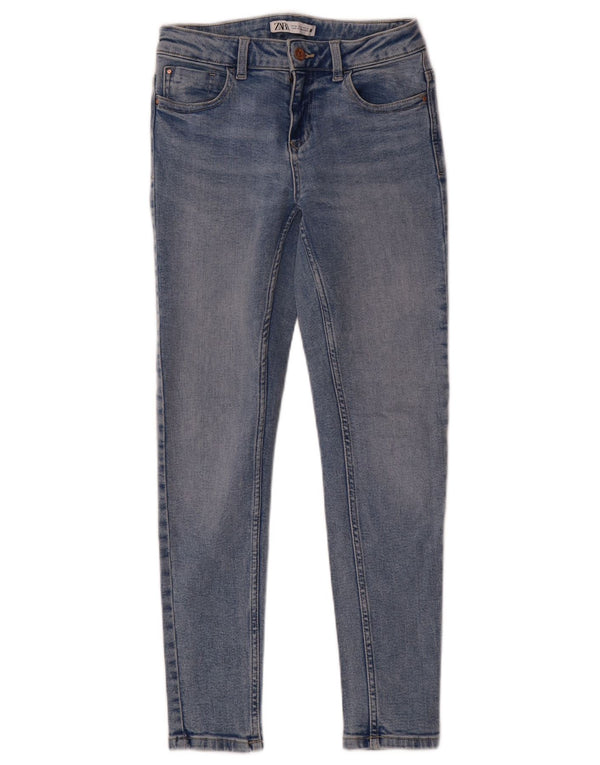 Женские джинсы скинни Zara EU 36 XS W26 L28, синий хлопок