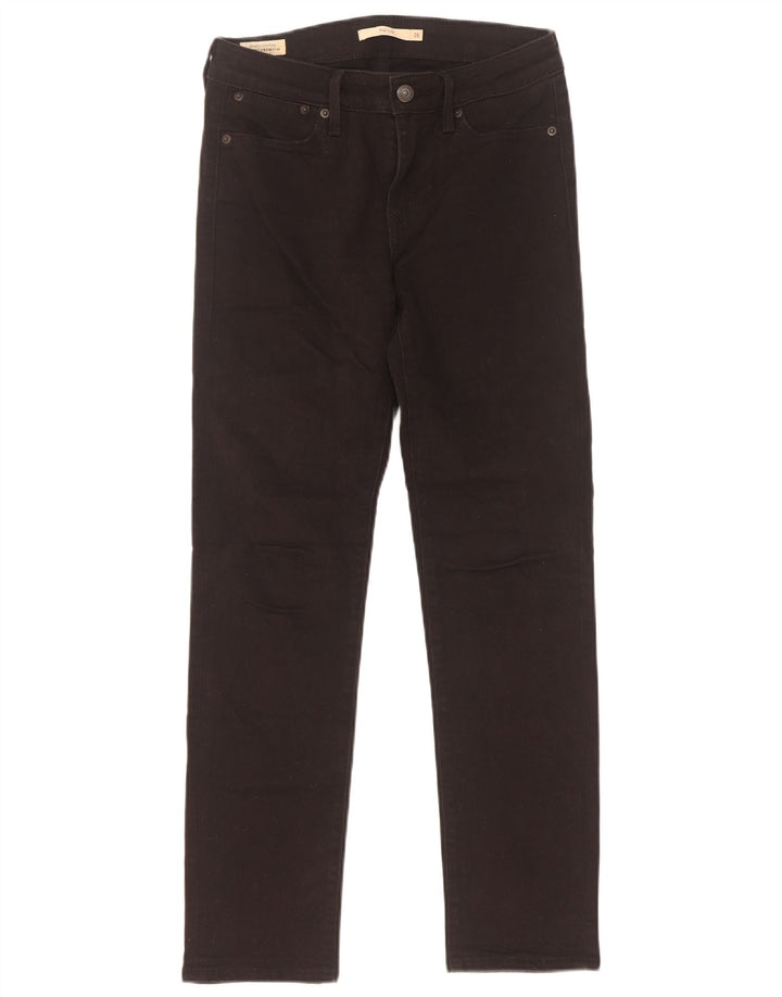 Женские узкие джинсы Levi's 712 W26 L30, черный хлопок