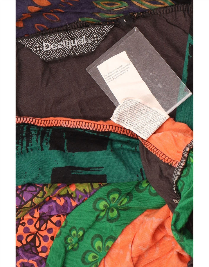 Женская юбка с рисунком Desigual, большая, W32, разноцветная