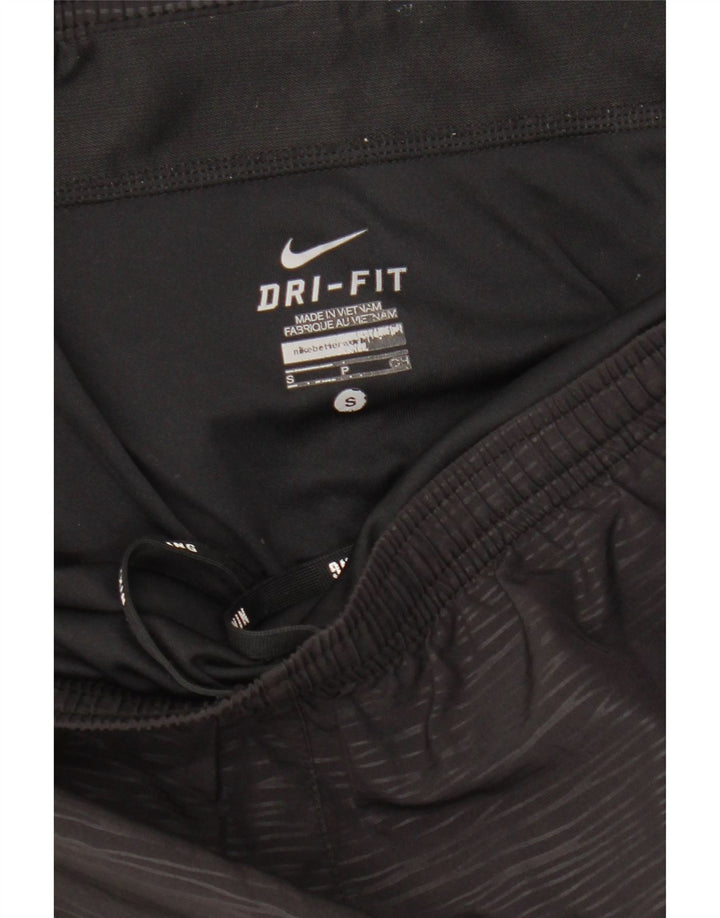 Мужские спортивные шорты Nike Dri Fit, маленькие черные, из полиэстера