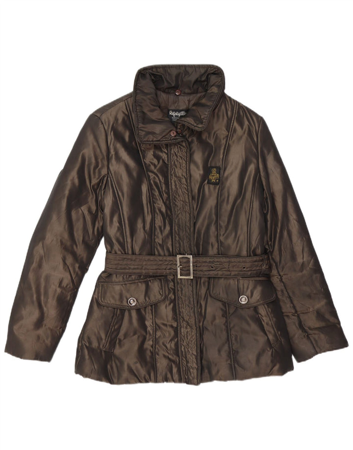 REFRIGIWEAR Женская стеганая куртка Cruz UK 14 Средний Коричневый