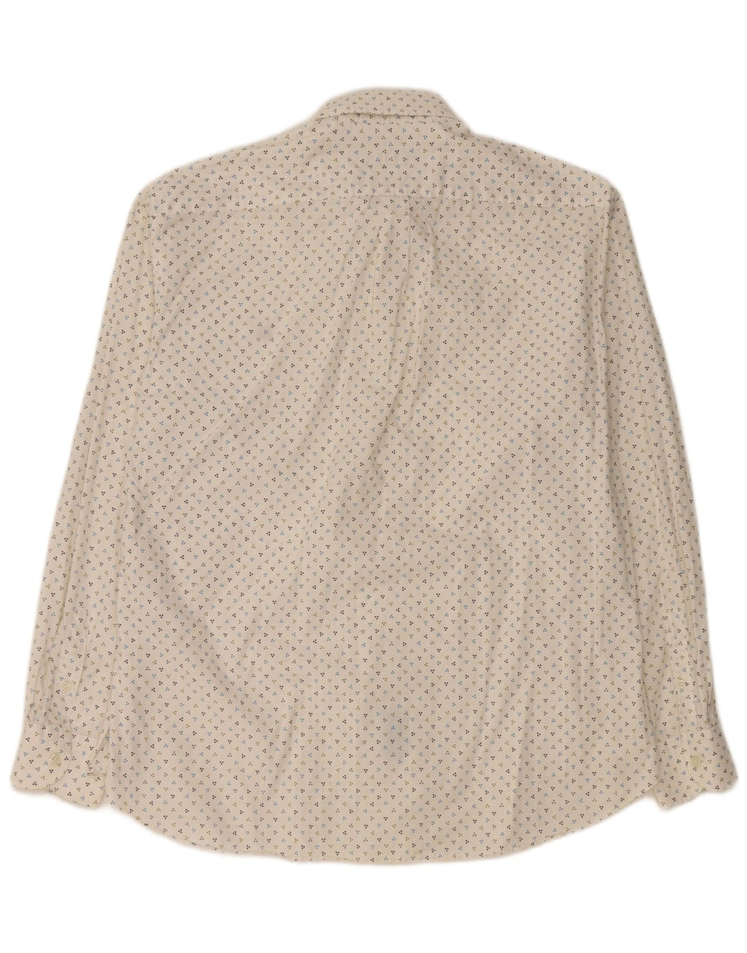 HARMONT & BLAINE Мужская рубашка 3XL Off White Spotted Cotton