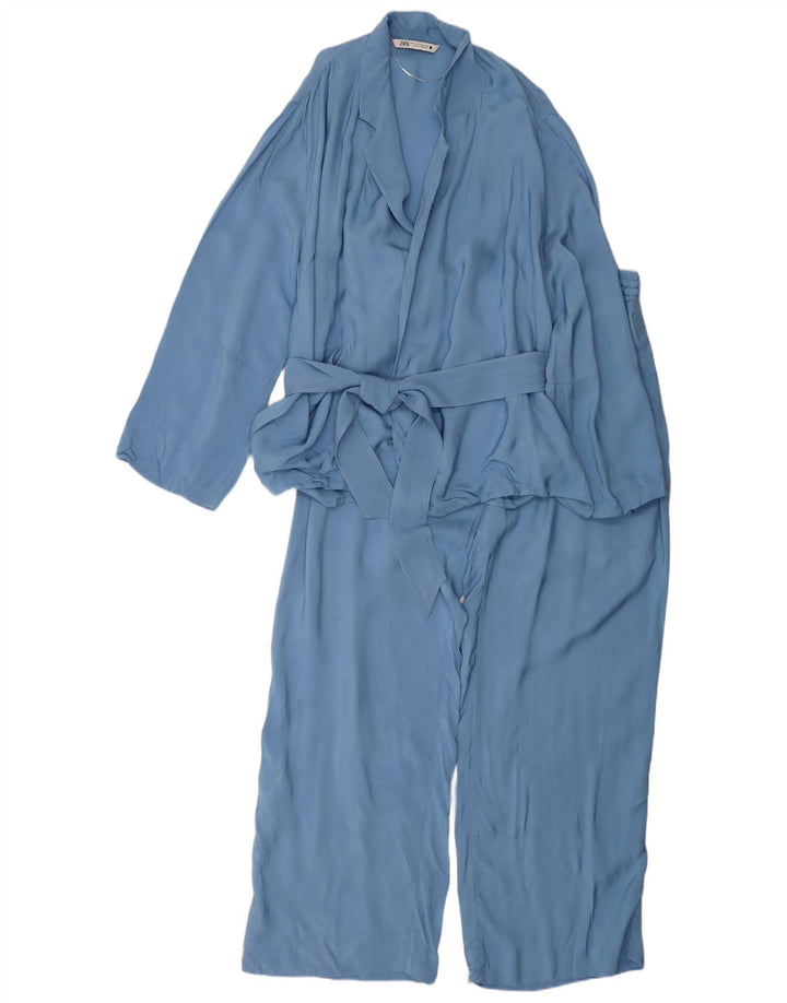 Женский комплект из 2 предметов Zara UK 20 2XL W40 L31 Синий Вискоза