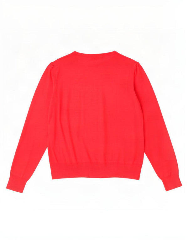 Женский кардиган Marks & Spencer UK 24 4XL Красный Вискоза