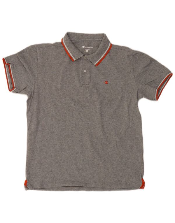Мужская рубашка поло Champion Heritage Fit, большая серая хлопковая рубашка
