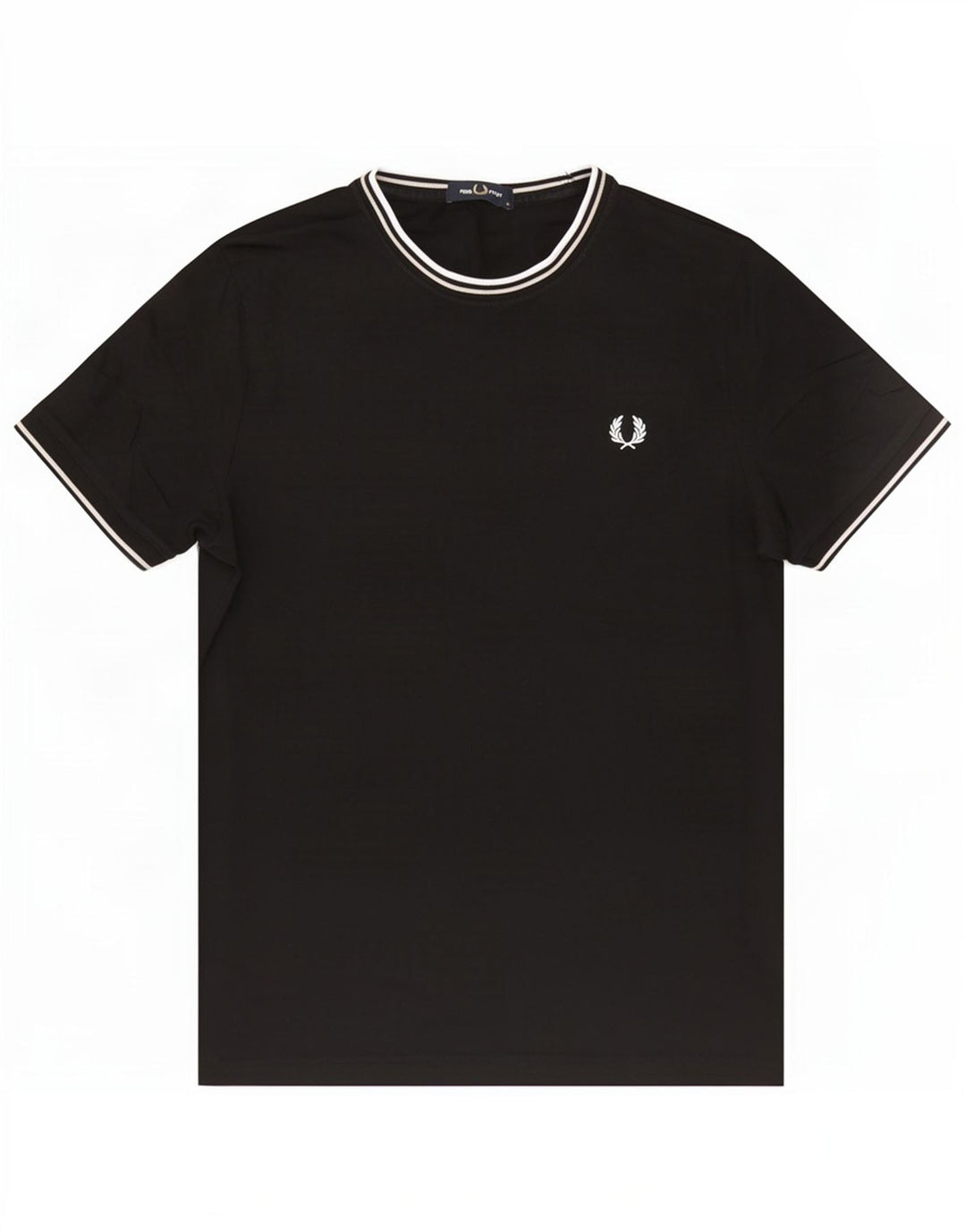Мужская футболка Fred Perry Top Medium Black Cotton