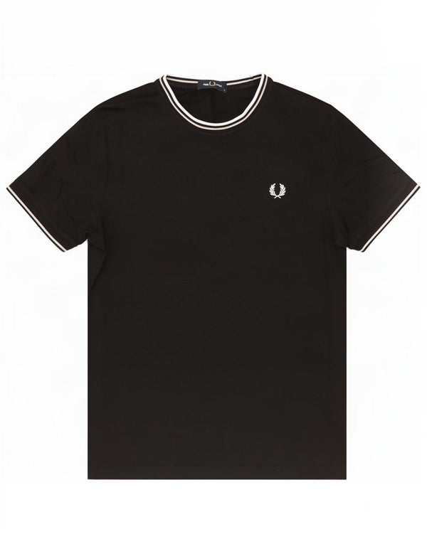 Мужская футболка Fred Perry Top Medium Black Cotton