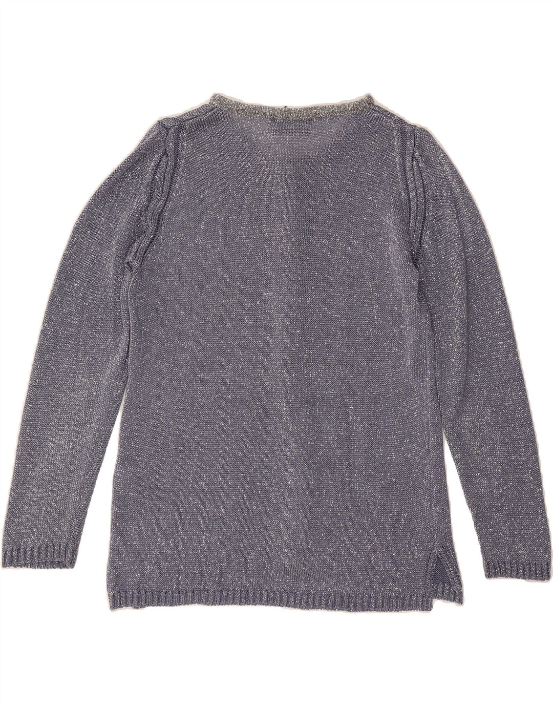 VINTAGE Womens Cardigan Sweater UK 14 Medium Grey Viscose Vintage Vintage and Second-Hand Vintage from Messina Hembry 
