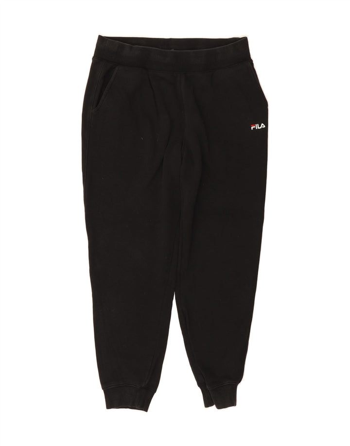 FILA Mens Tracksuit Trousers Joggers Large  Black Cotton Vintage Fila and Second-Hand Fila from Messina Hembry 