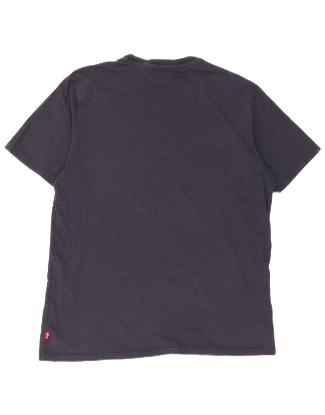 Мужская футболка с рисунком Levi's, большой размер, темно-синий, хлопок