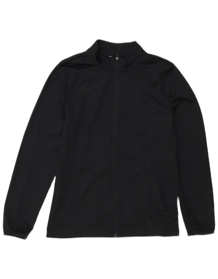 Спортивная куртка Nike Dri Fit для мальчиков 13–14 лет, черный полиэстер, размер XL