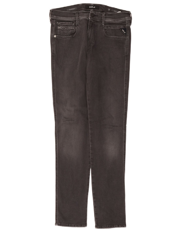 Мужские джинсы Replay Anbass Slim W30 L32, серый хлопок