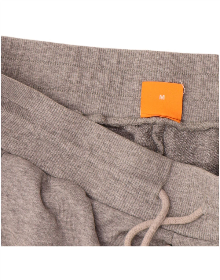 Мужские спортивные брюки HUGO BOSS, джоггеры, средний серый хлопок, хлопок