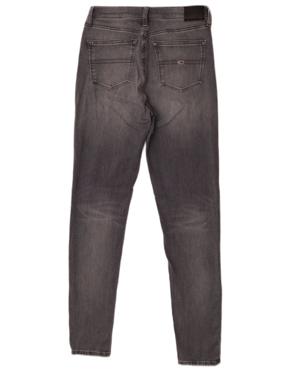 Женские джинсы скинни Tommy Hilfiger Nora со средней посадкой W27 L30 Серые хлопковые